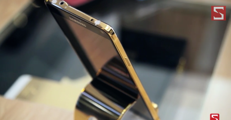Samsung Galaxy Note 4 recibe un baño de oro de 24 quilates
